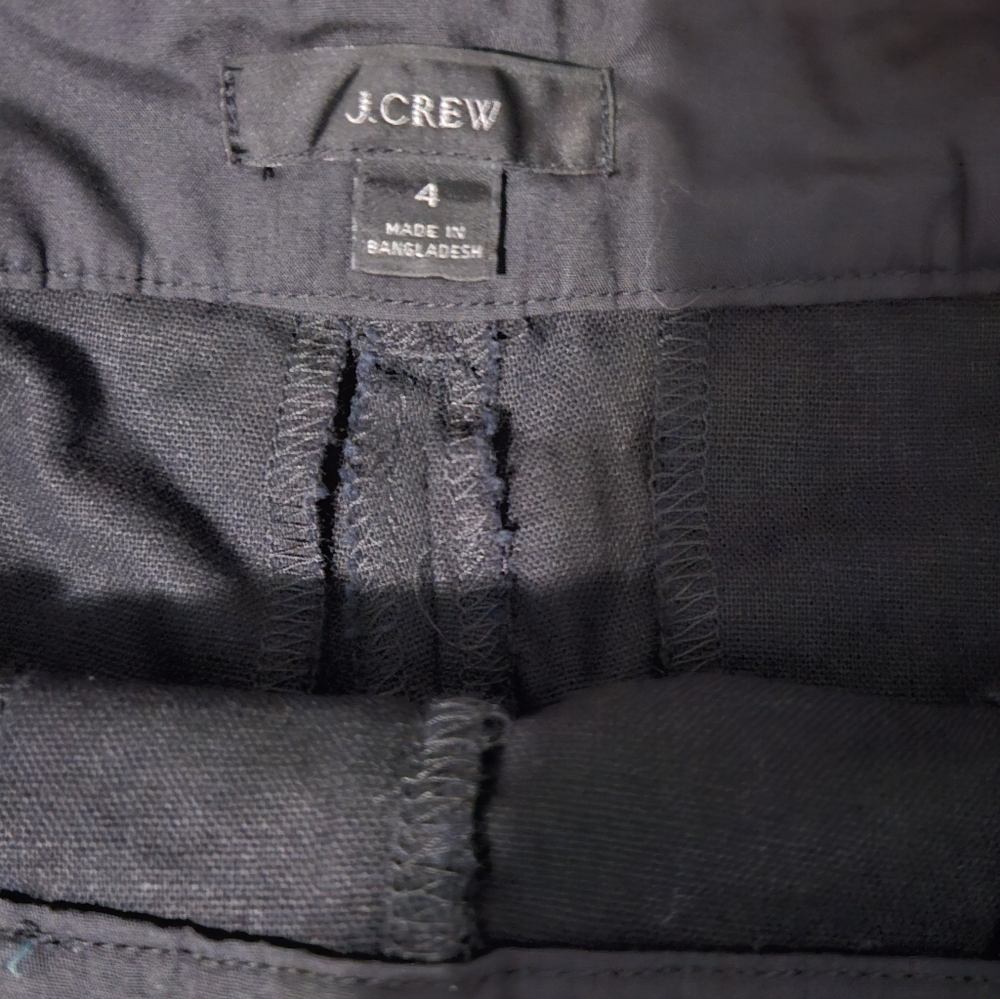 J.Crew Classic Black Trousers